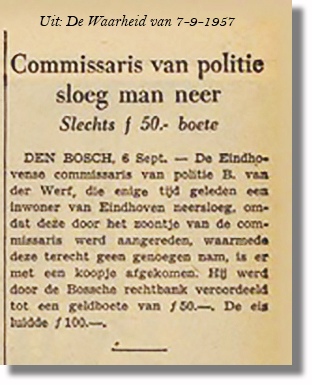 krantenartikel hc de waarheid 7 9 1957