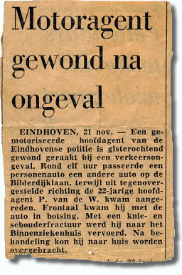 krant ongeval 1970